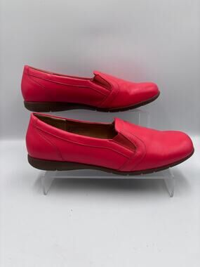 Comfortview Samson Dressy Shoes Women's 10W Fuchsia Slip-On Flats Round Toe